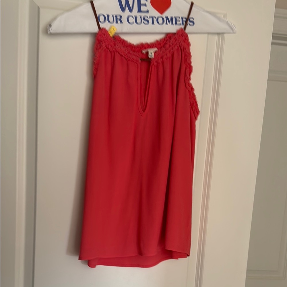 Freeway Red Smocked Mini Skirt